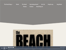 Tablet Screenshot of beachdogband.com